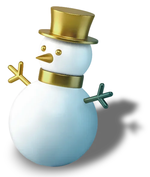 Partenaire Ain'croyable Noël : Bonhomme de neige Ain’croyable Noël 2025